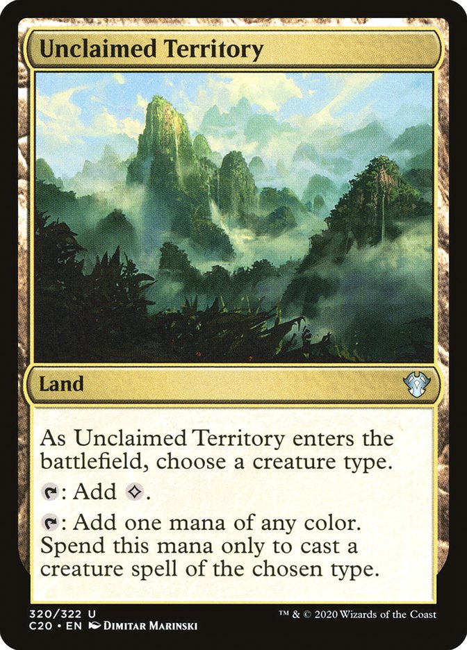 Unclaimed Territory [Commander 2020] | Golgari Games