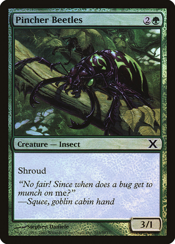Pincher Beetles (Premium Foil) [Tenth Edition] | Local Legends