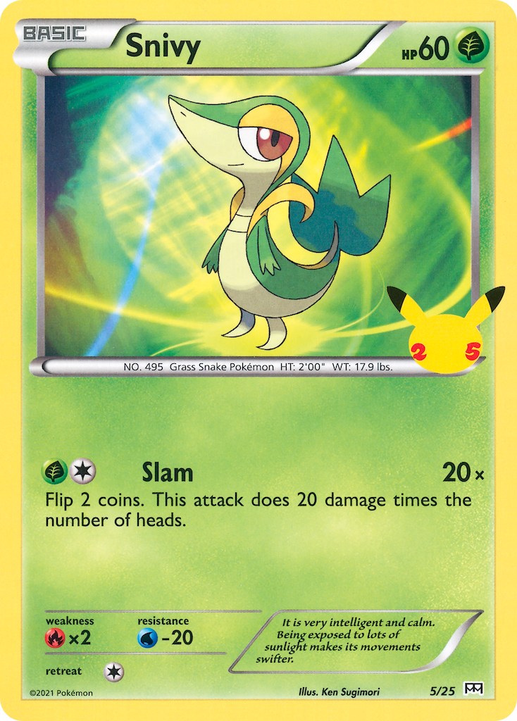 Snivy (5/25) [McDonald's 25th Anniversary] | Golgari Games