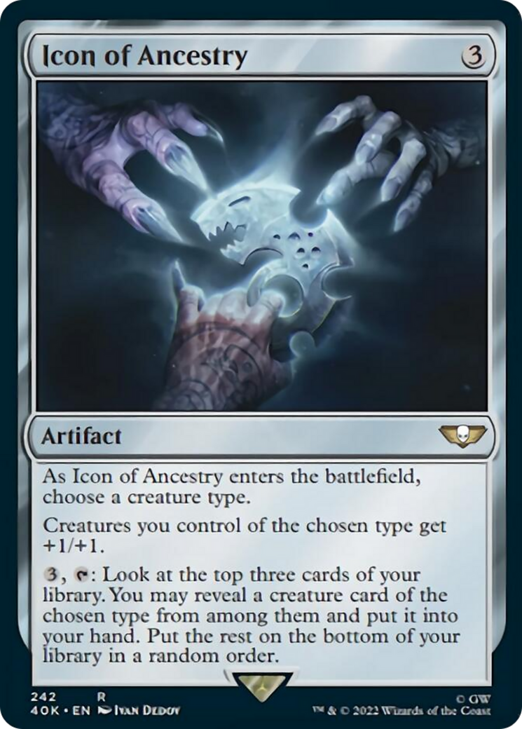 Icon of Ancestry (Surge Foil) [Universes Beyond: Warhammer 40,000] | Local Legends