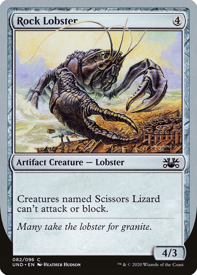 Rock Lobster [Unsanctioned] | Golgari Games