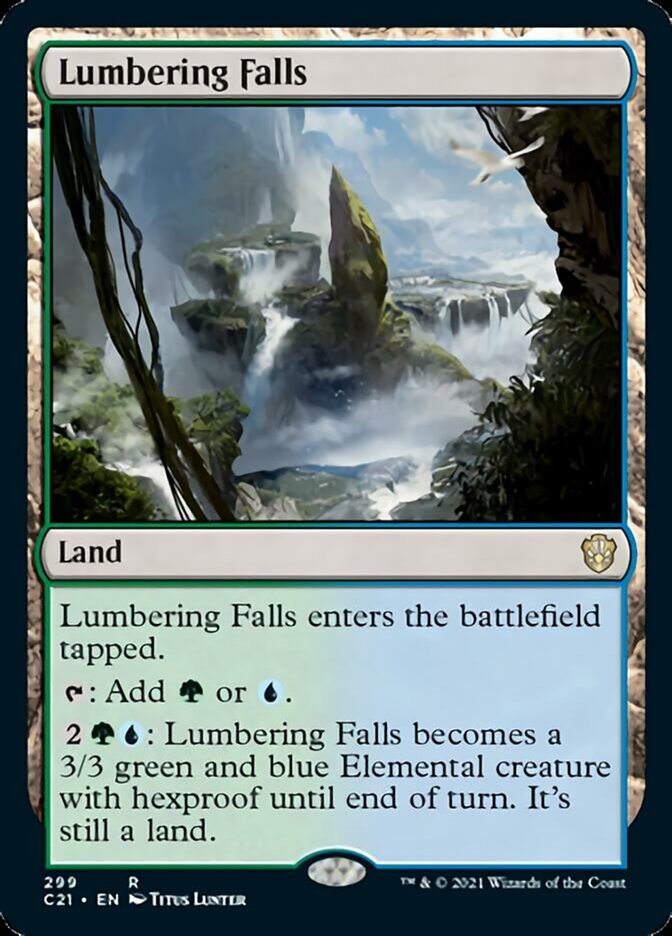 Lumbering Falls [Commander 2021] | Local Legends