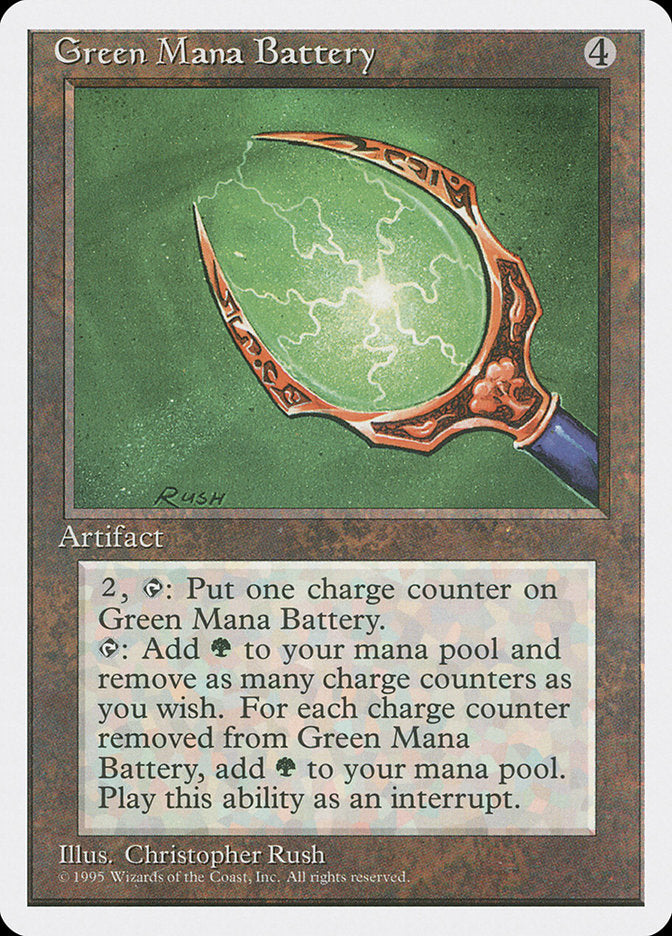 Green Mana Battery [Fourth Edition] | Local Legends