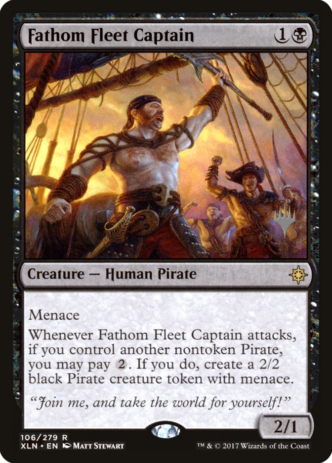 Fathom Fleet Captain (Promo Pack) [Ixalan Promos] | Golgari Games