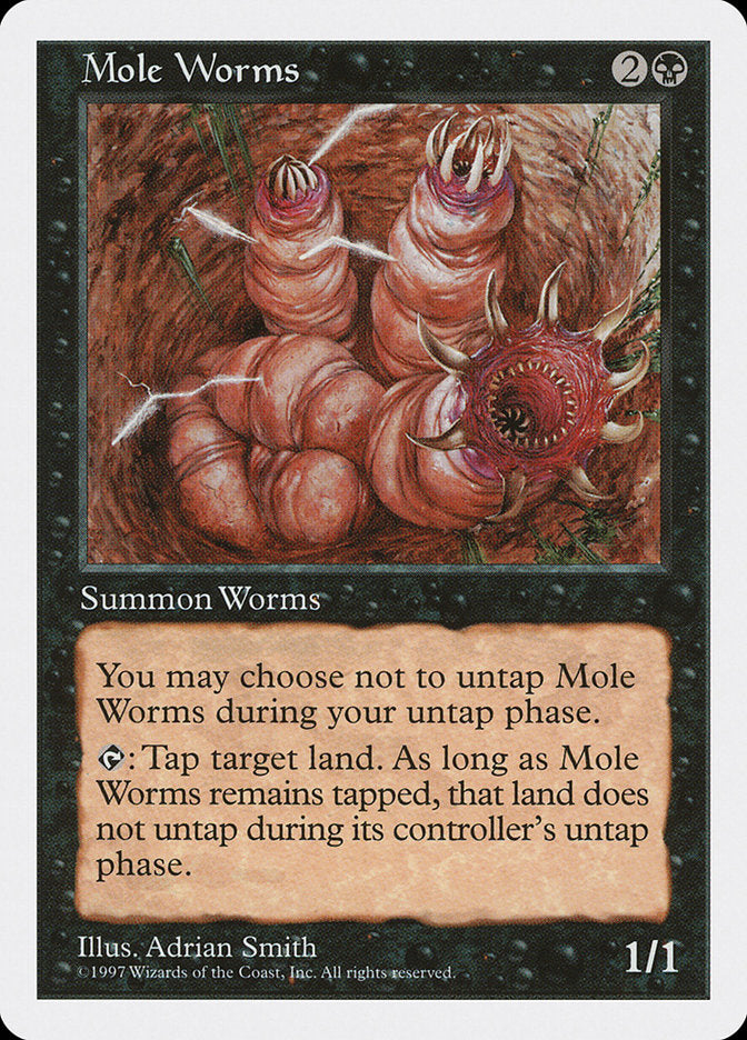 Mole Worms [Fifth Edition] | Golgari Games