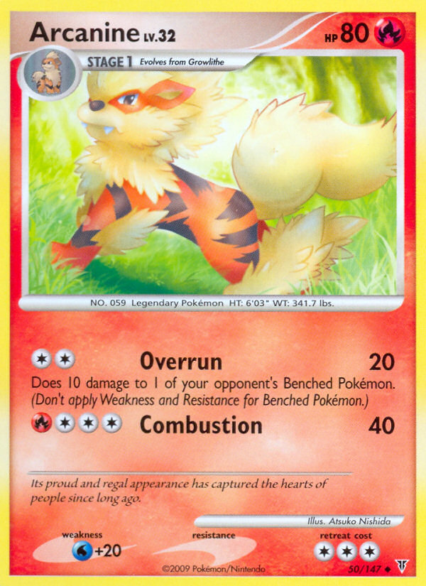 Arcanine (50/147) [Platinum: Supreme Victors] | Golgari Games