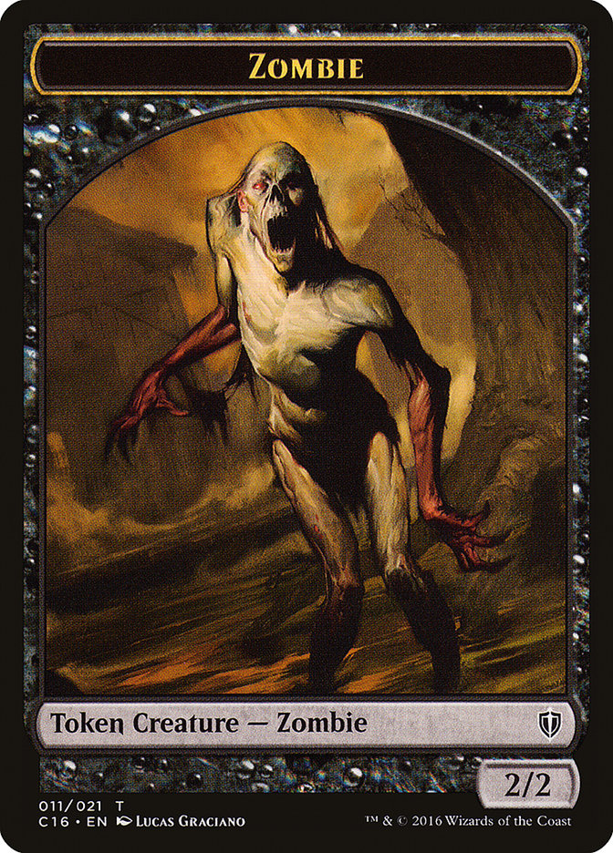 Zombie Token [Commander 2016 Tokens] | Local Legends