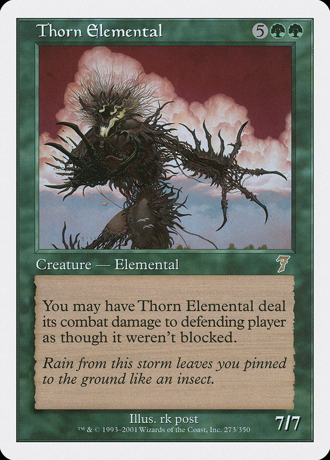 Thorn Elemental [Seventh Edition] | Golgari Games