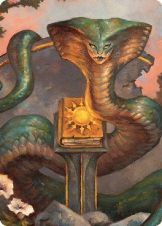 Guardian Naga Art Card [Commander Legends: Battle for Baldur's Gate Art Series] | Local Legends