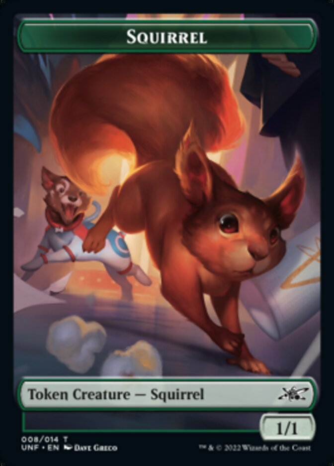 Squirrel Token [Unfinity Tokens] | Golgari Games