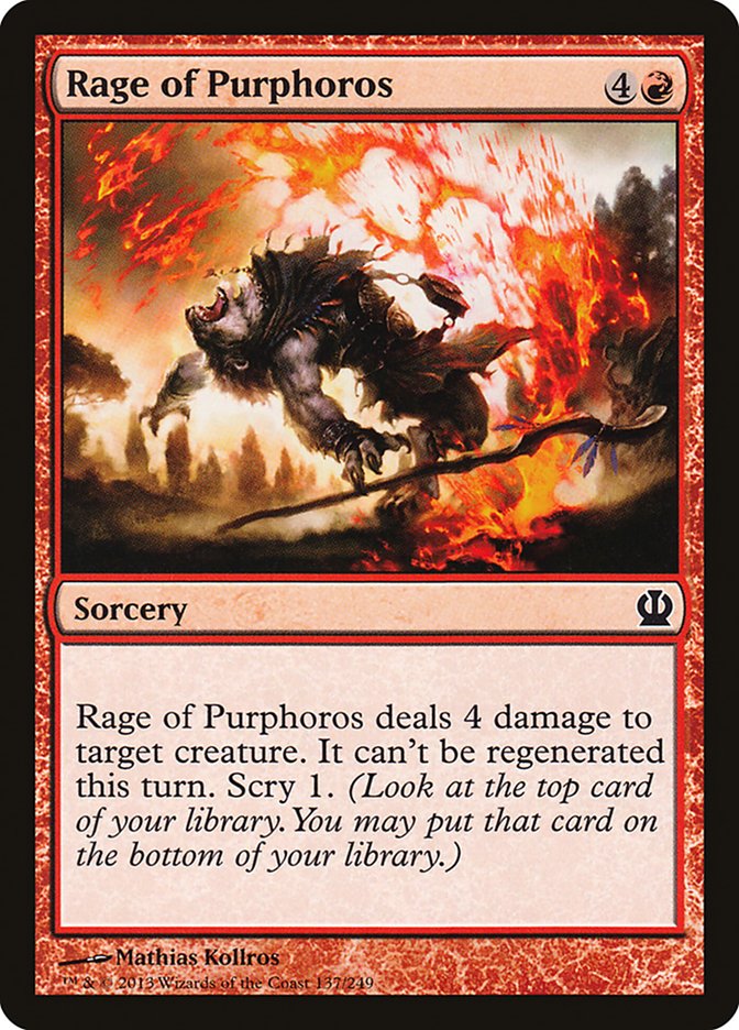 Rage of Purphoros [Theros] | Local Legends