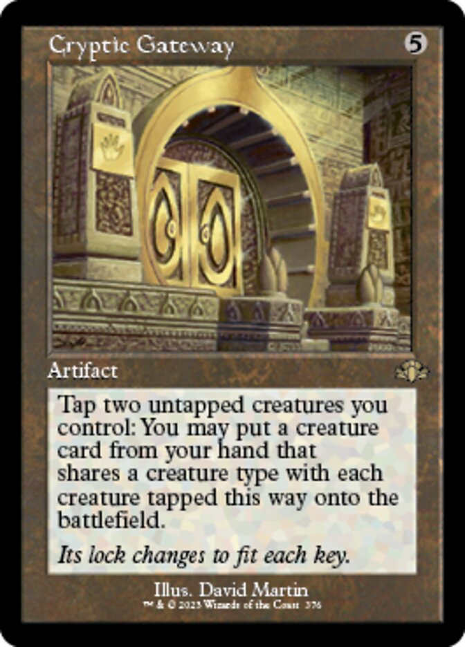 Cryptic Gateway (Retro) [Dominaria Remastered] | Local Legends