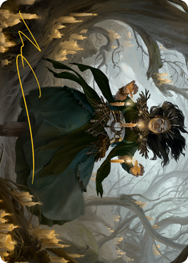 Candlegrove Witch 1 Art Card (Gold-Stamped Signature) [Innistrad: Midnight Hunt Art Series] | Local Legends