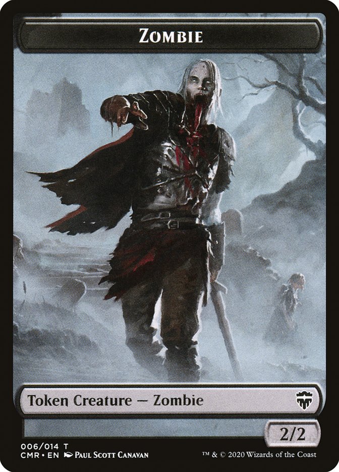 Zombie Token [Commander Legends Tokens] | Golgari Games