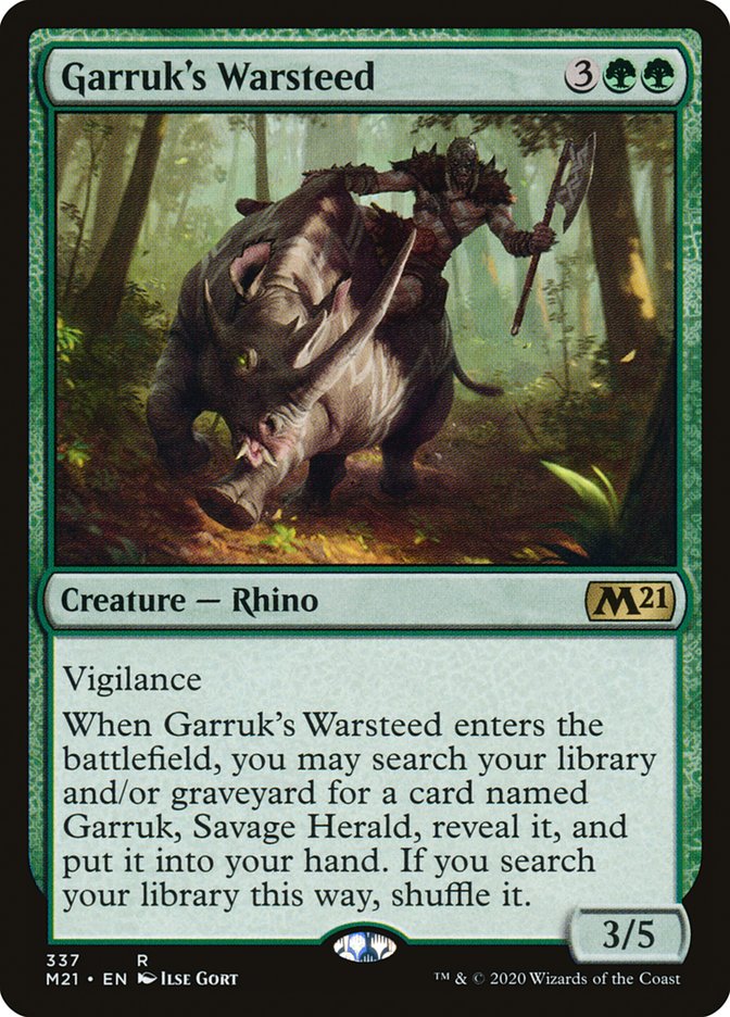 Garruk's Warsteed [Core Set 2021] | Golgari Games