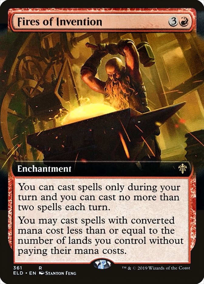 Fires of Invention (Extended Art) [Throne of Eldraine] | Local Legends