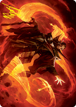 Plargg, Dean of Chaos Art Card (Gold-Stamped Signature) [Strixhaven: School of Mages Art Series] | Local Legends