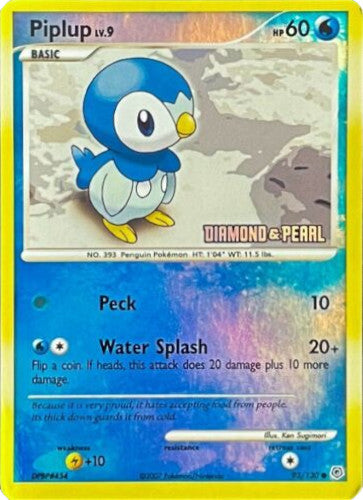 Piplup (93/130) (Diamond and Pearl) [Burger King Promos: 2008 Collection] | Golgari Games