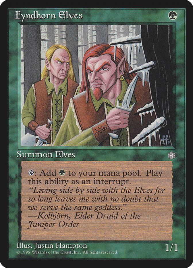 Fyndhorn Elves [Ice Age] | Local Legends