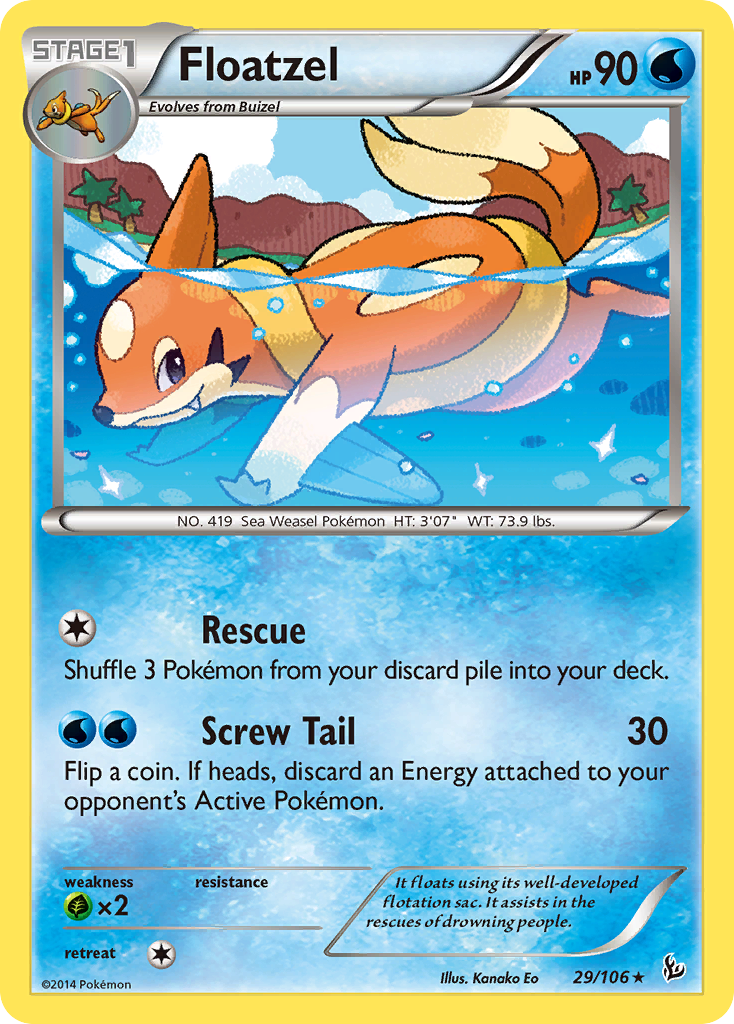 Floatzel (29/106) [XY: Flashfire] | Golgari Games