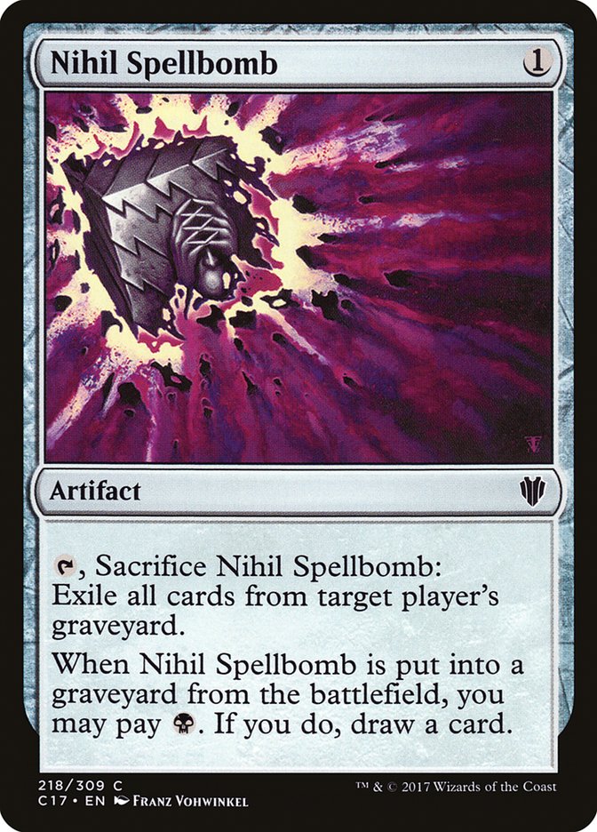 Nihil Spellbomb [Commander 2017] | Local Legends