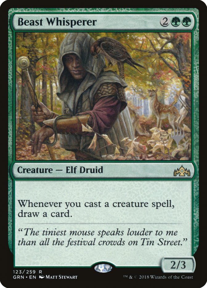 Beast Whisperer (Promo Pack) [Guilds of Ravnica Promos] | Golgari Games