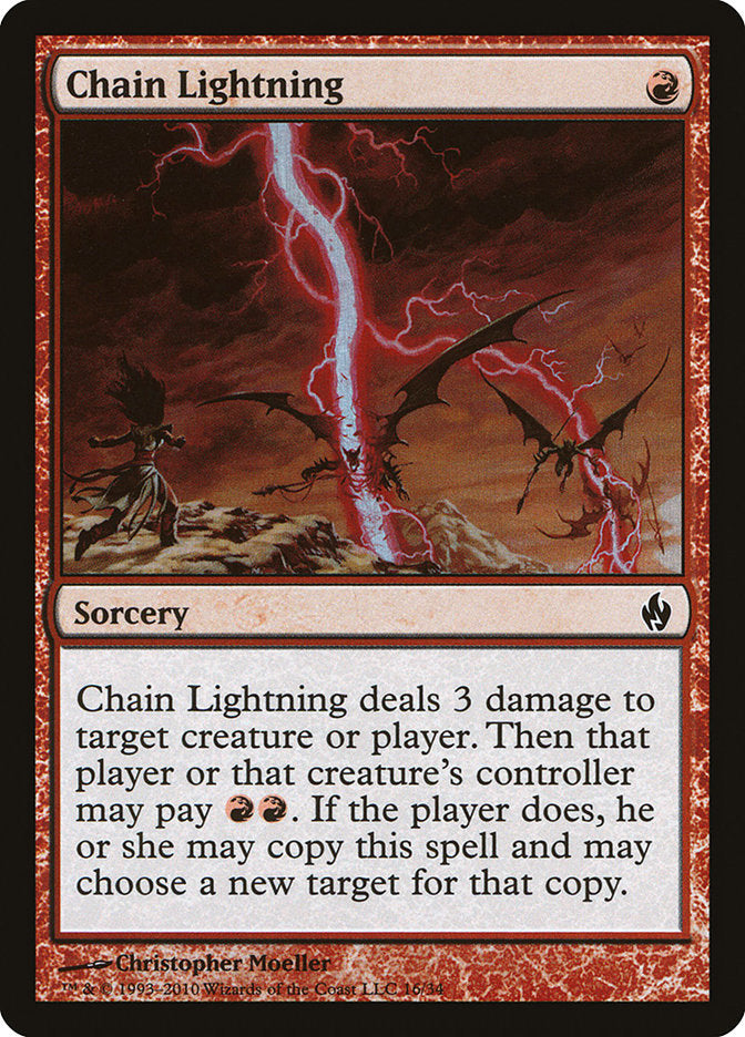 Chain Lightning [Premium Deck Series: Fire and Lightning] | Golgari Games