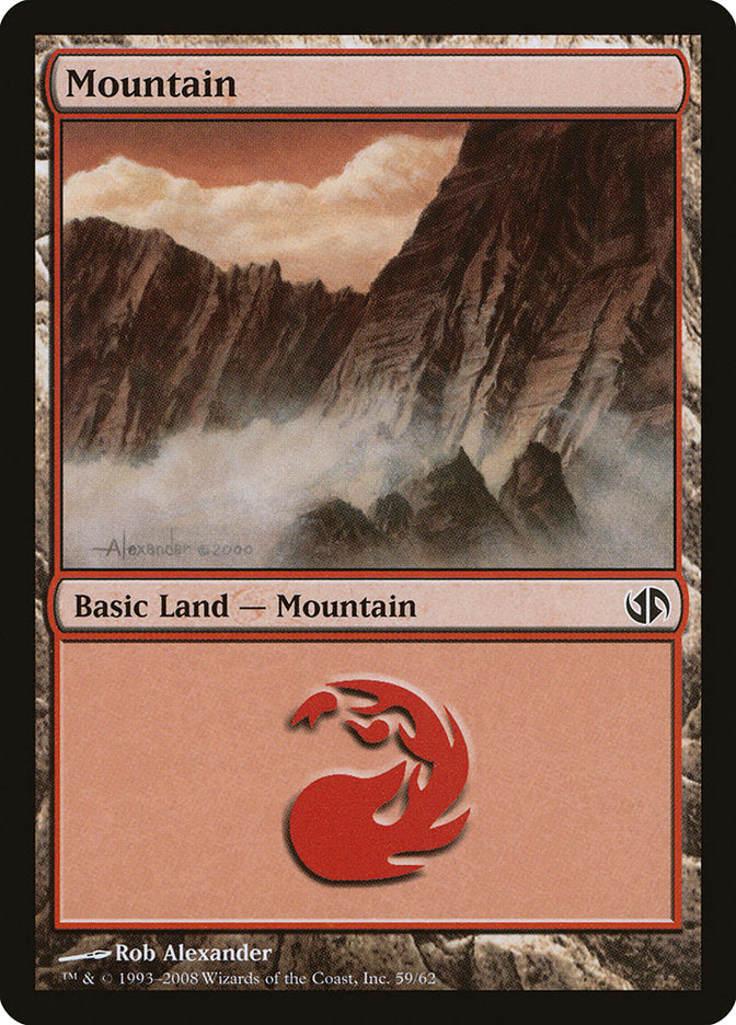 Mountain (59) [Duel Decks: Jace vs. Chandra] | Local Legends