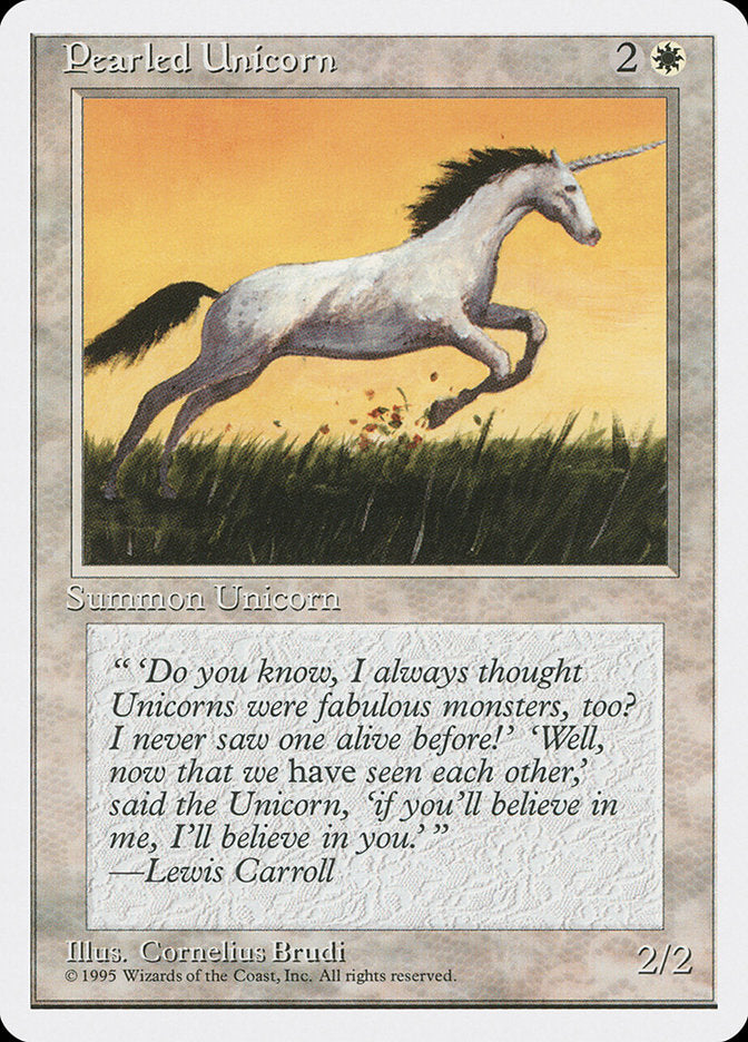 Pearled Unicorn [Fourth Edition] | Golgari Games