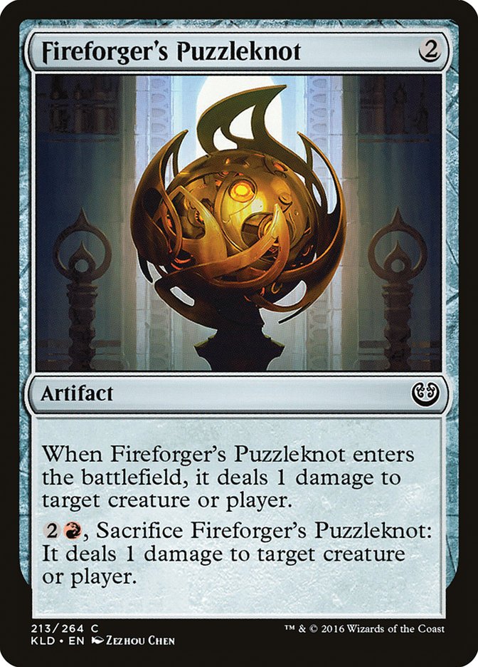 Fireforger's Puzzleknot [Kaladesh] | Golgari Games