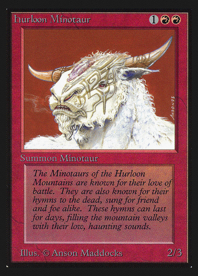 Hurloon Minotaur [Collectors' Edition] | Golgari Games