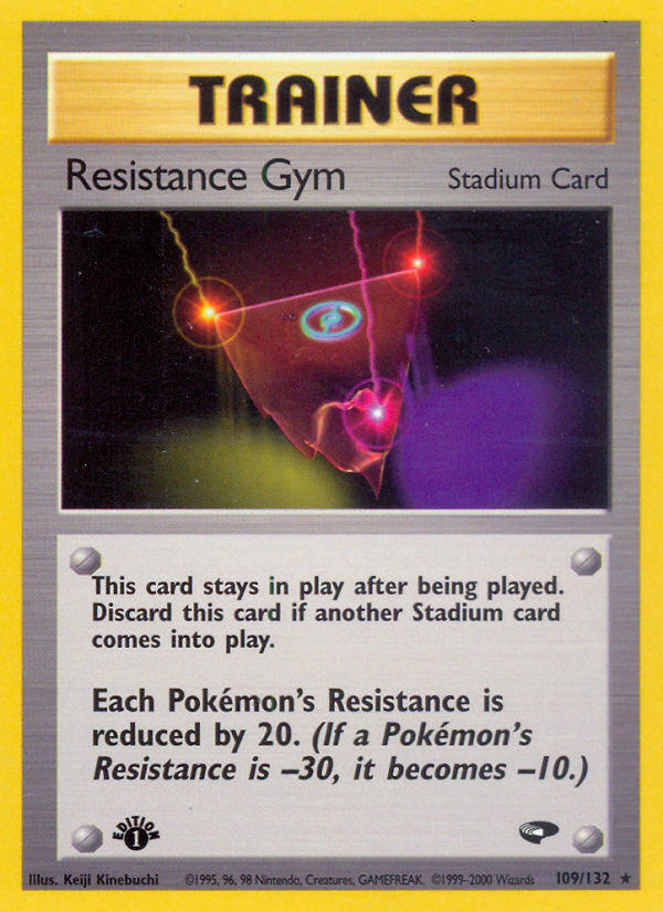 Resistance Gym (109/132) [Gym Challenge 1st Edition] | Golgari Games