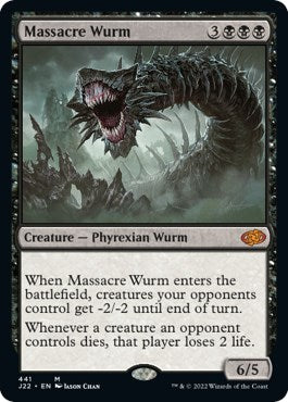 Massacre Wurm [Jumpstart 2022] | Golgari Games