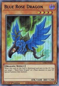 Blue Rose Dragon (Green) [LDS2-EN104] Ultra Rare | Golgari Games