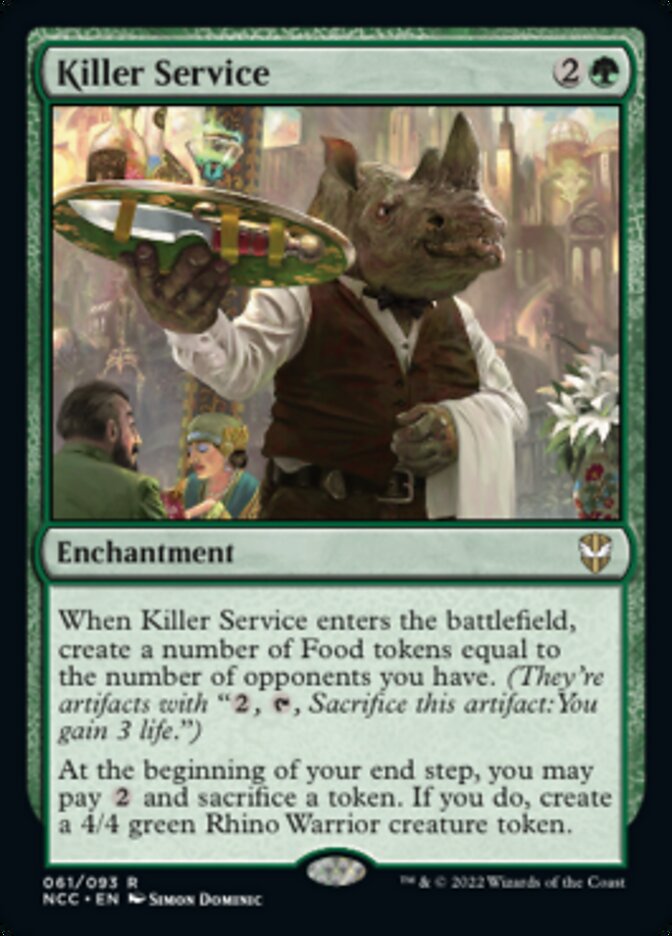 Killer Service [Streets of New Capenna Commander] | Local Legends