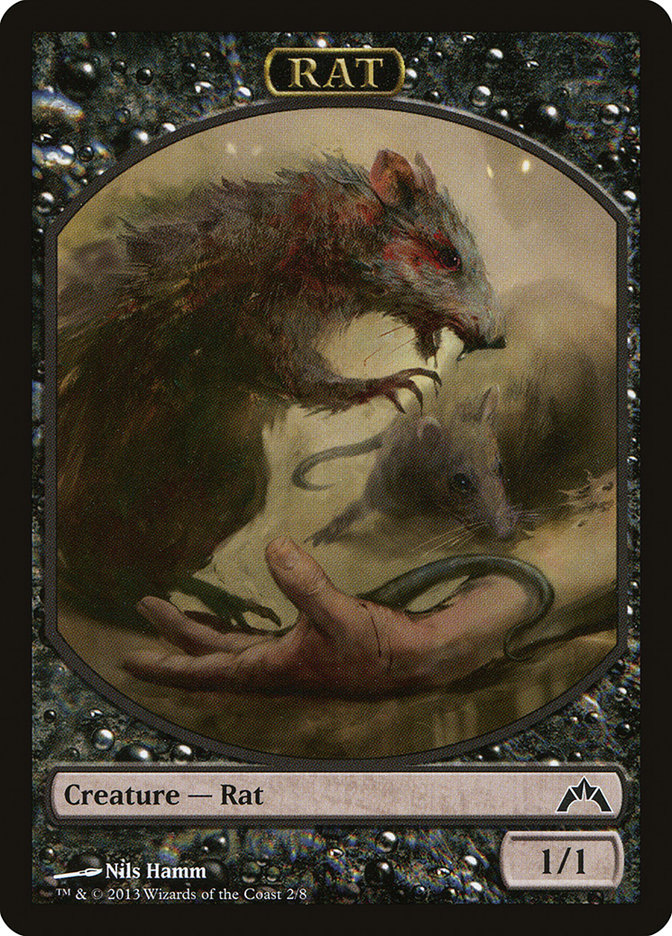 Rat Token [Gatecrash Tokens] | Golgari Games