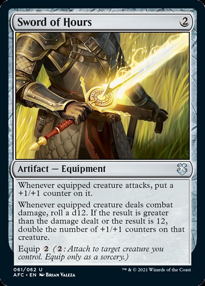 Sword of Hours [Dungeons & Dragons: Adventures in the Forgotten Realms Commander] | Local Legends