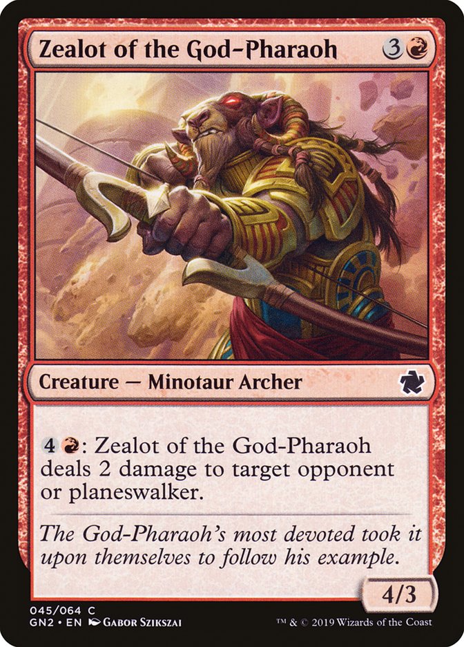 Zealot of the God-Pharaoh [Game Night 2019] | Golgari Games