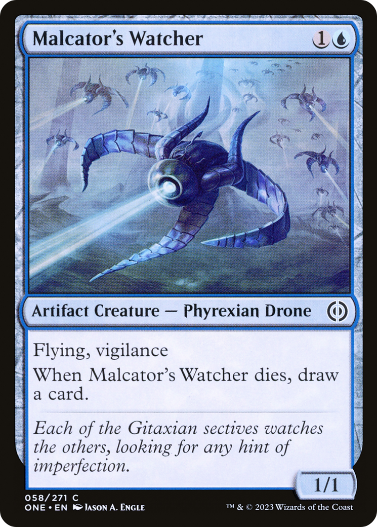 Malcator's Watcher [Phyrexia: All Will Be One] | Local Legends