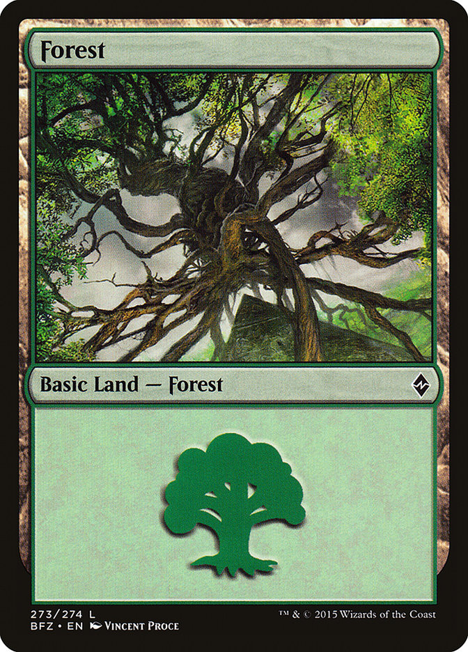 Forest (273a) [Battle for Zendikar] | Local Legends