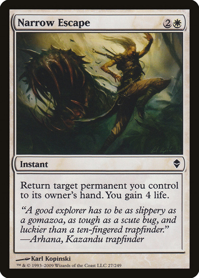 Narrow Escape [Zendikar] | Local Legends