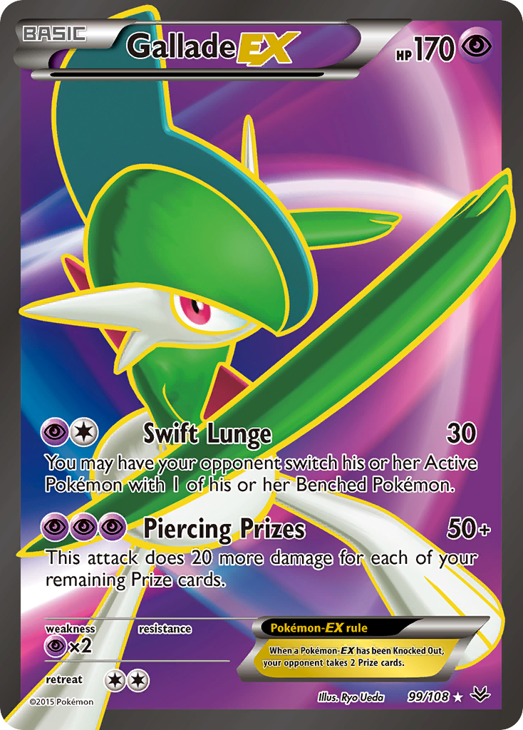 Gallade EX (99/108) [XY: Roaring Skies] | Golgari Games