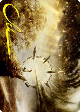 Harness Infinity Art Card (Gold-Stamped Signature) [Strixhaven: School of Mages Art Series] | Local Legends