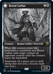 Brutal Cathar // Moonrage Brute [Innistrad: Double Feature] | Local Legends
