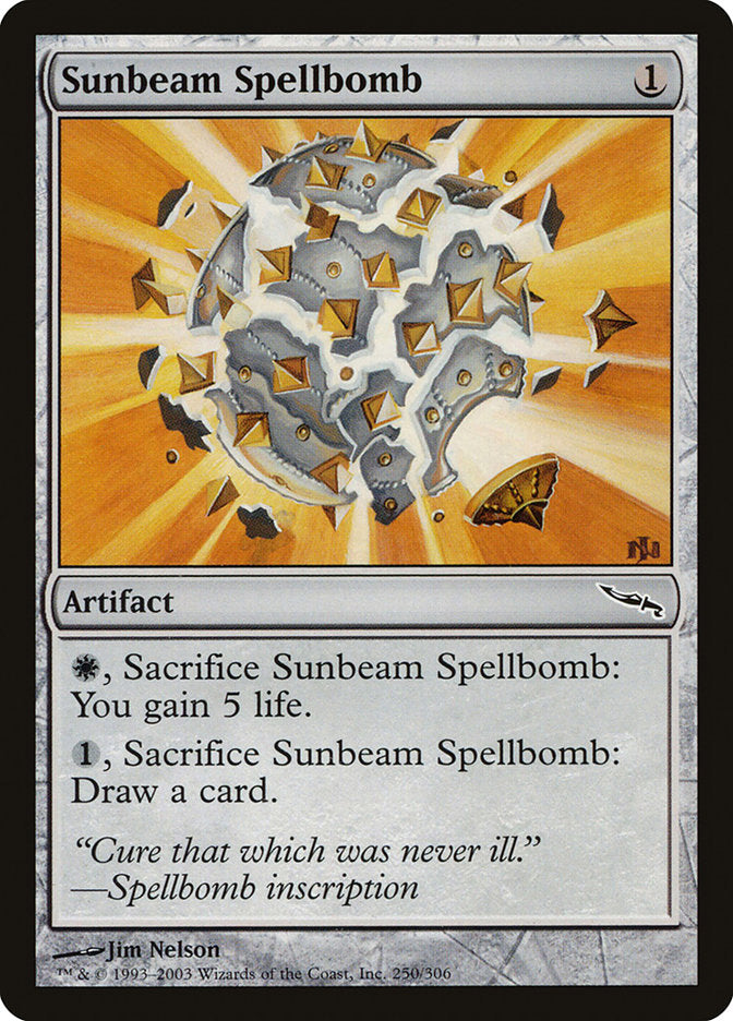 Sunbeam Spellbomb [Mirrodin] | Local Legends