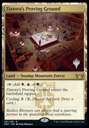 Ziatora's Proving Ground (Promo Pack) [Streets of New Capenna Promos] | Golgari Games