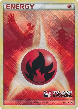 Fire Energy (89/95) (Play Pokemon Promo) [HeartGold & SoulSilver: Call of Legends] | Golgari Games