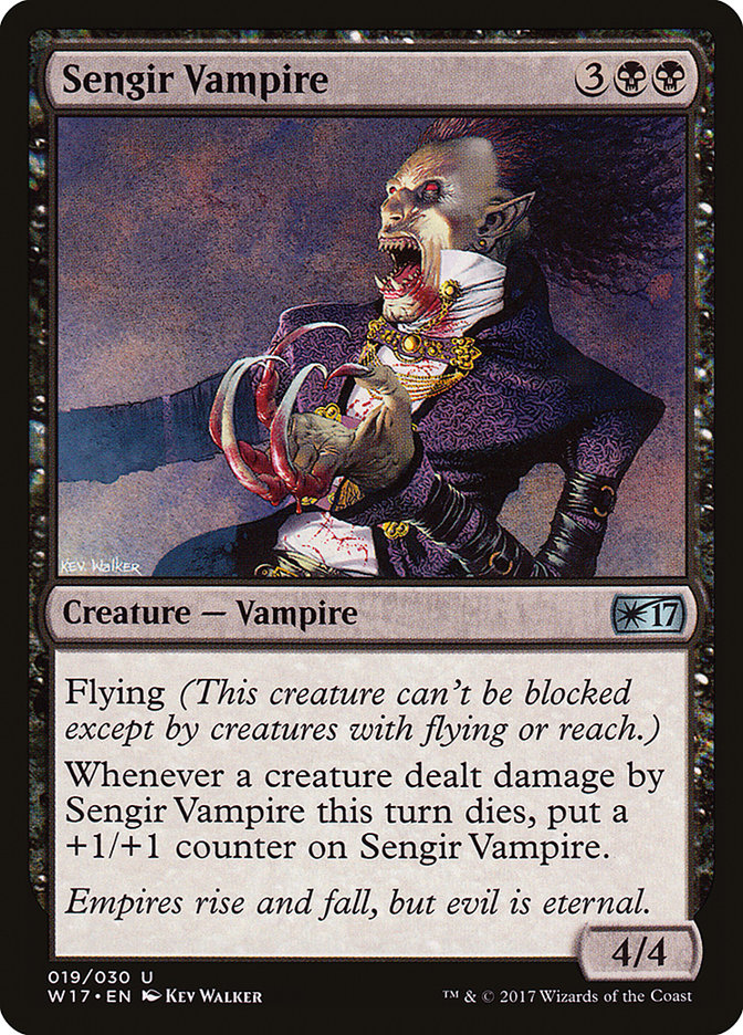 Sengir Vampire [Welcome Deck 2017] | Golgari Games