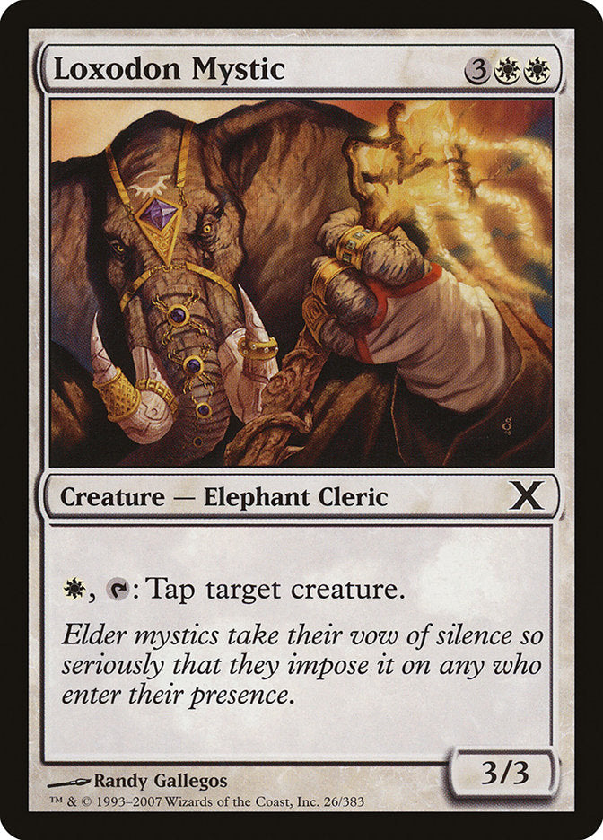 Loxodon Mystic [Tenth Edition] | Golgari Games