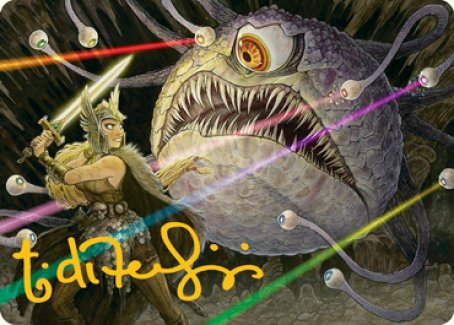 Hive of the Eye Tyrant Art Card (Gold-Stamped Signature) [Dungeons & Dragons: Adventures in the Forgotten Realms Art Series] | Local Legends